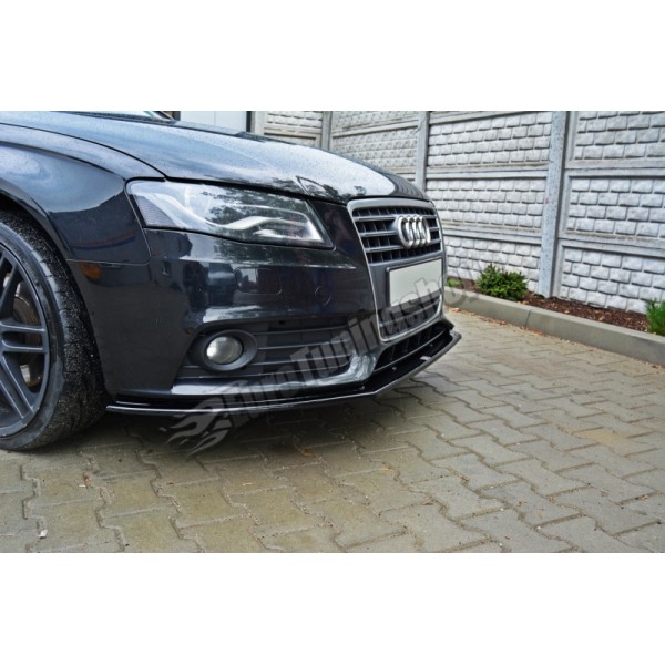 Сплиттер переднего бампера Audi A4 B8 (2008-2011)
