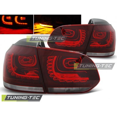 Оптика альтернативная задняя Tuning-Tec LED Bar Volkswagen Golf VI хэтчбек (2008-2012) красная