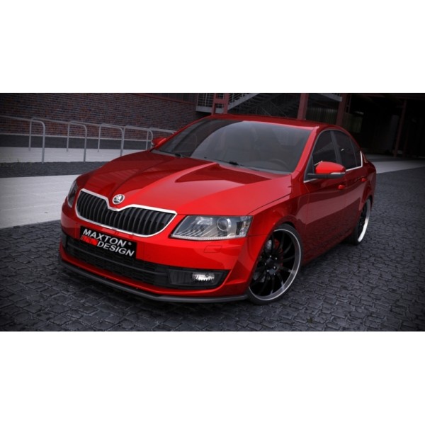 Сплиттер переднего бампера Skoda Octavia III A7 (2012-...)