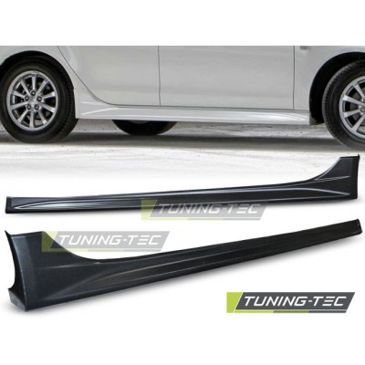 Накладки на пороги Tuning-Tec EVO стиль Mitsubishi Lancer X (2007-2015)