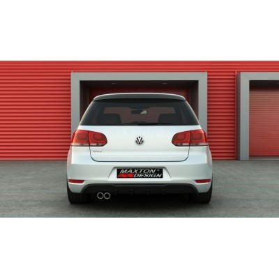 Юбка заднего бампера Maxton Design Volkswagen Golf VI GTI(2008-2012)