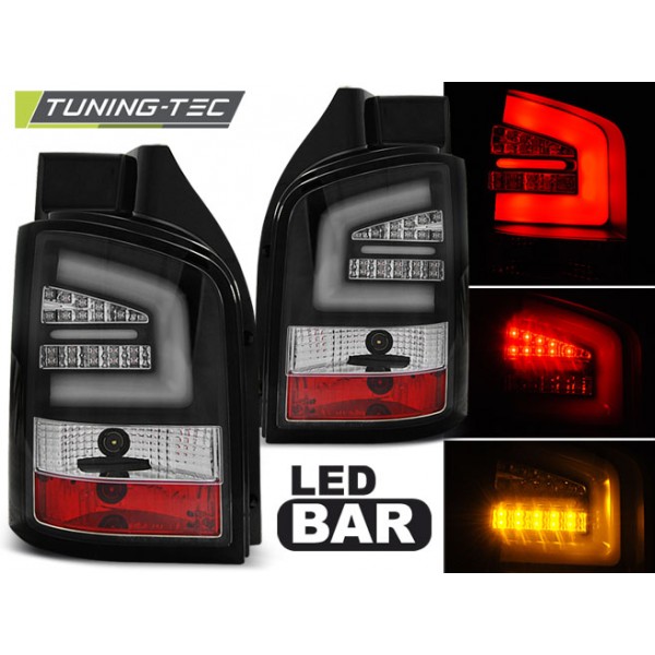 Оптика альтернативная Tuning-Tec LED задняя Volkswagen T5 (2003-2009) черная