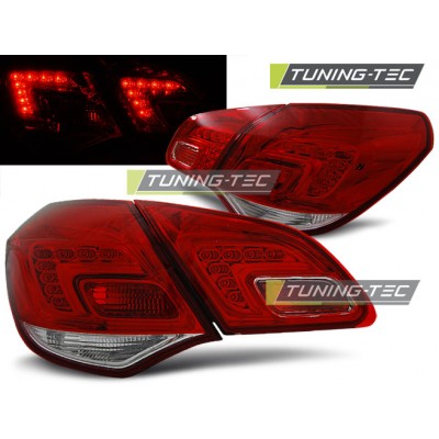 Оптика альтернативная тюнинг задняя Tuning-Tec LED Opel Astra J (2009-...) красные
