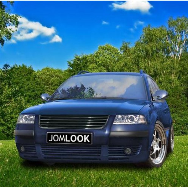 Решётка радиатора без значка Volkswagen Passat B5+ (2000-2005) с хром оконтовкой