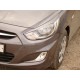 Ресницы накладки на фары Hyundai Solaris (2010-...)