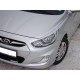Ресницы на фары Hyundai Solaris (2010-...)