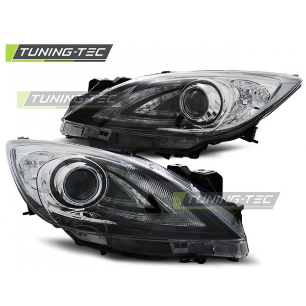 Оптика альтернативная Tuning Tec MPS LOOK Mazda 3 (2009-2013) черная