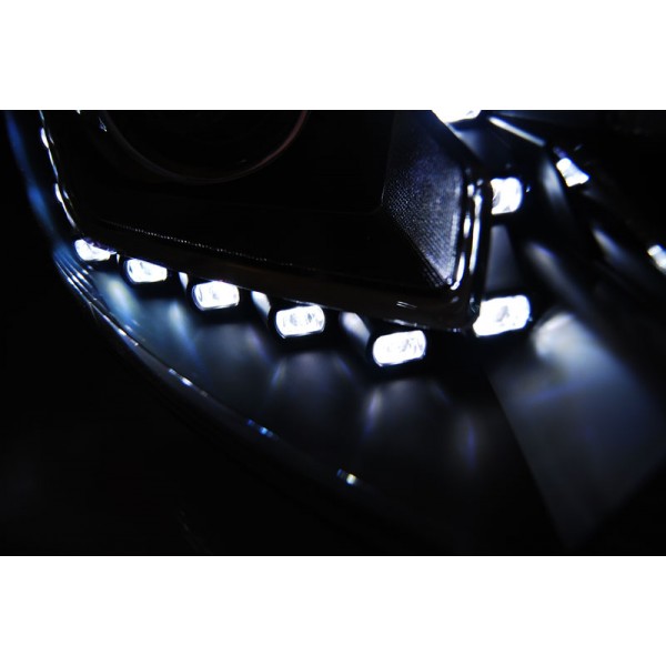 Оптика альтернативная VW Style передняя Ford Focus III (2011-2015) черная