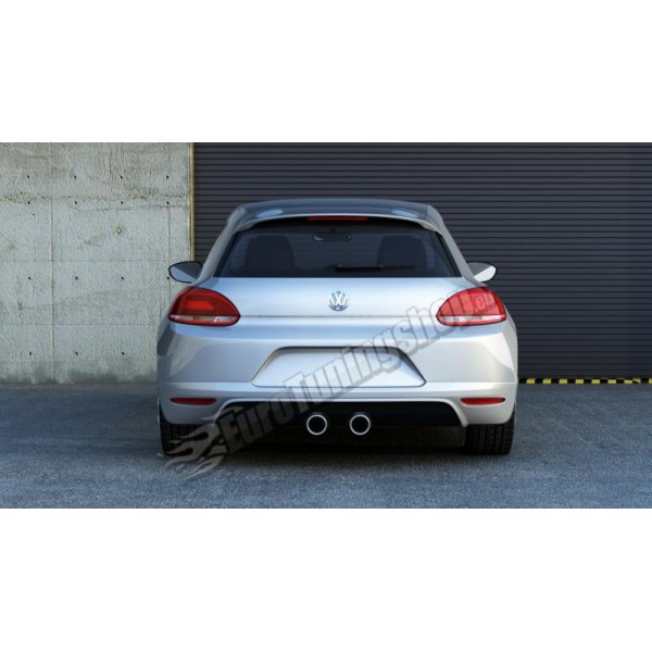 Юбка накладка R-Style заднего бампера Volkswagen Scirocco III (2008-...)