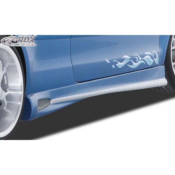Накладки на пороги RDX GT4 Reverse Type VW Polo 9N (2001-2005)