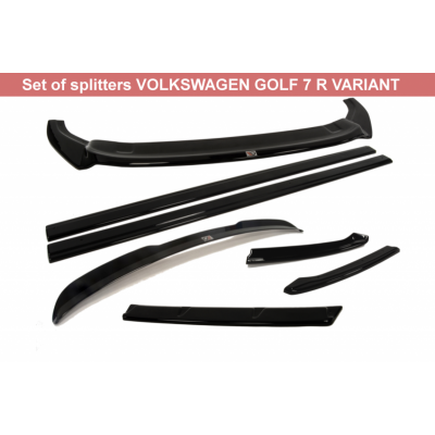 Набор сплиттеров юбок Volkswagen Golf VII R Variant (2012-...)