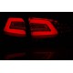 Оптика альтернативная LED задняя Volkswagen Golf VII (2012-...) красно-белые