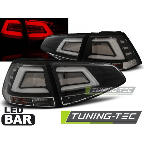 Оптика альтернативная LED задняя Volkswagen Golf VII (2012-...) черная