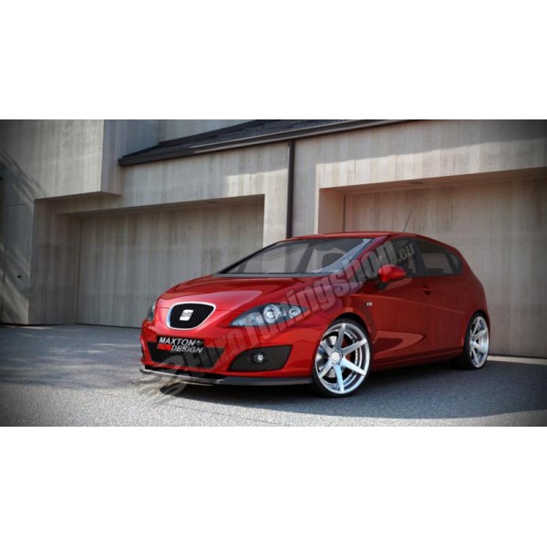 Сплиттер переднего бампера Seat Leon II (2009-2012)