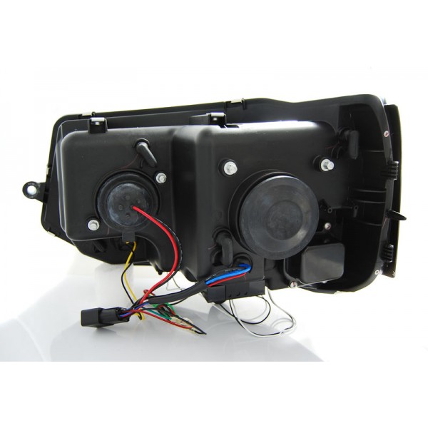 Оптика альтернативная с DRL передняя Volkswagen T5 (2010-2015) хром