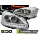 Оптика альтернативная с DRL передняя Mercedes W221 S-klasse (2005-2009) хром