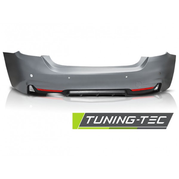 Бампер задний Tuning-Tec M-Perfomance стиль BMW F32 4 серия (2013-...) под парктроник