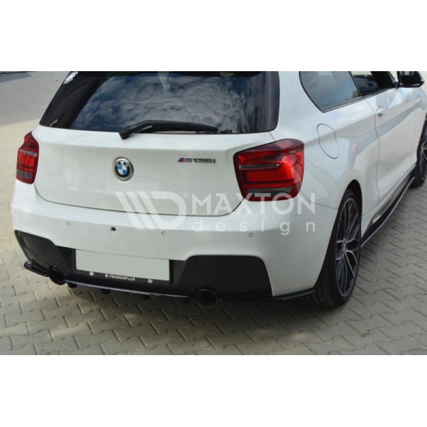Сплиттер заднего бампера центральный BMW F20 1 серия M-Power (2011-...)