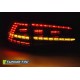 Оптика альтернативная LED R-Look задняя Volkswagen Golf VII (2012-...) красно-белая