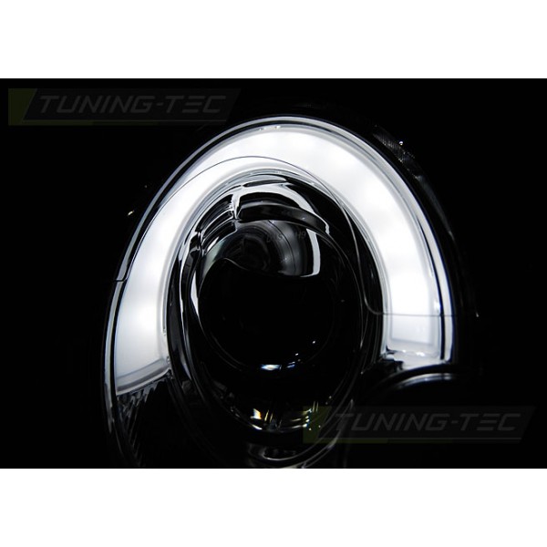 Альтернативная оптика Tube Light передняя Mini Cooper/Cooper One/Cooper S R56 (2006-2014) хром