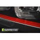 Альтернативная оптика с DRL U-Type передняя Volkswagen Golf VII (2012-...) черная c красной полосой