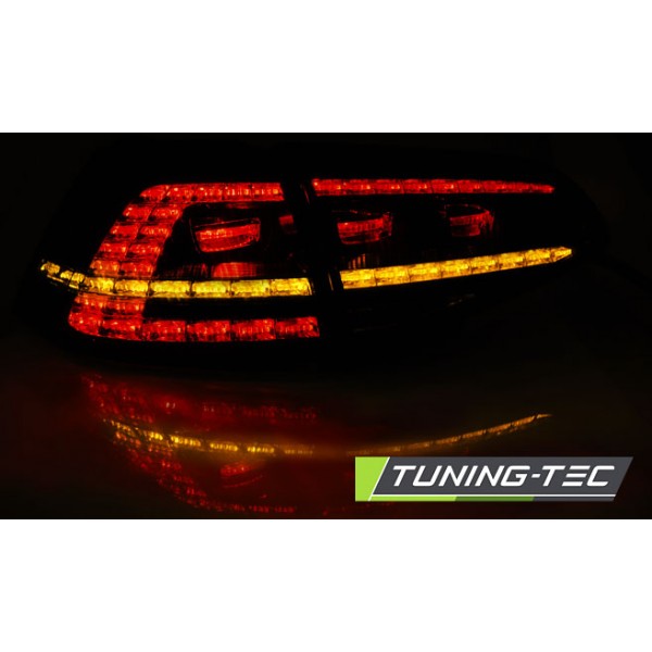 Оптика альтернативная GTI Look задняя Volkswagen Golf VII (2012-...) красно-белая