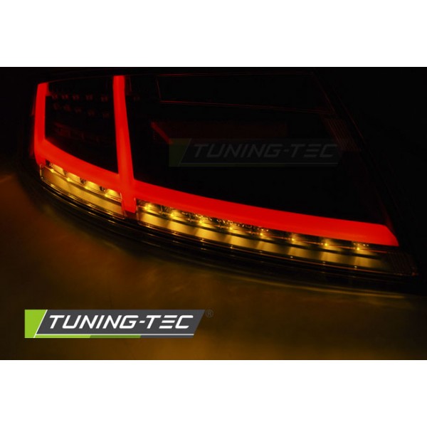 Оптика альтернативная LED задняя Audi TT 8J (2006-2014) красно-тонированная