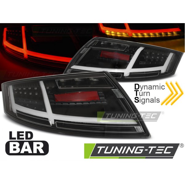 Оптика альтернативная LED задняя Audi TT 8J (2006-2014) черная