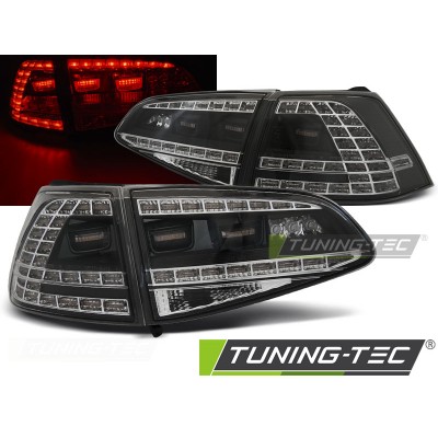 Оптика альтернативная LED GTI Look задняя Volkswagen Golf VII (2012-...) черная