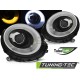Альтернативная оптика Tube Light 2 передняя Mini Cooper/Cooper One/Cooper S R56 (2006-2014) черная