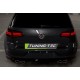 Оптика альтернативная светодиодная задняя Volkswagen Golf VII (2012-...) красно-белая