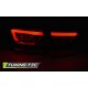 Оптика альтернативная LED задняя Renault Clio IV Hatchback (2013-...) красно-тонированная