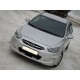 Ресницы на фары Hyundai Solaris (2010-...)