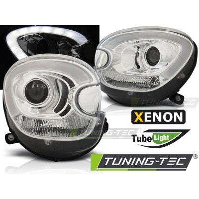Оптика альтернативная XENON линзованная передняя Tube Light Mini Cooper/Countryman R60 (2010-2014) хром