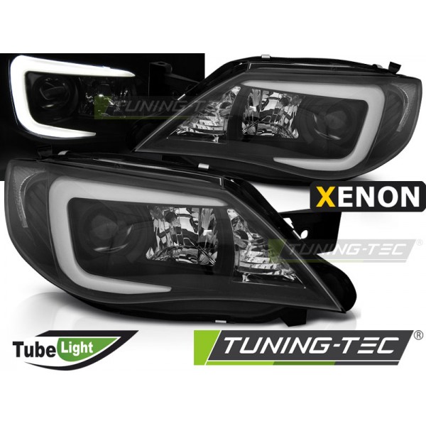 Оптика альтернативная линзованная Dayline Xenon Subaru Impreza III/WRX/Outback (2008-2014) черная