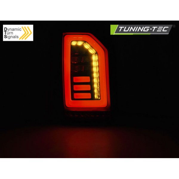 Оптика альтернативная задняя LED Tuning-Tec Volkswagen T6 (2015-...) красно-тонированная