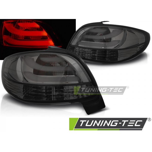 Оптика альтернативная задняя LED Tuning-Tec Peugeot 206 (1998-2010) тонированная