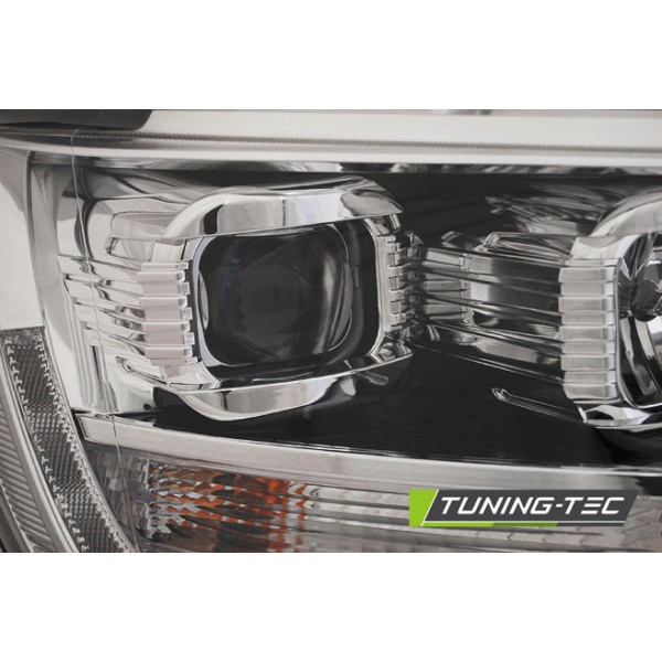 Оптика альтернативная передняя Tuning-Tec Led Style DRL Volkswagen T6 (2015-...) хром