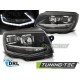 Оптика альтернативная передняя Tuning-Tec Led Style DRL Volkswagen T6 (2015-...) черная