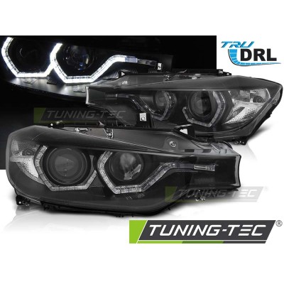 Оптика альтернативная передняя Tuning-Tec TrueDRL BMW F30/F31 3 серия (2011-...) черная
