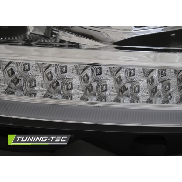 Оптика альтернативная передняя Tuning-Tec Tube Light DRL Volkswagen T6 (2015-...) хром