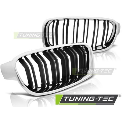 Решетки радиатора Tuning-Tec M3 Look BMW F30/F31 3 серия (2011-...) хром-черные