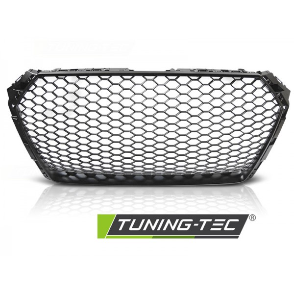 Решетка радиатора Tuning-Tec RS стиль Audi A4 B9 (2015-...) черная