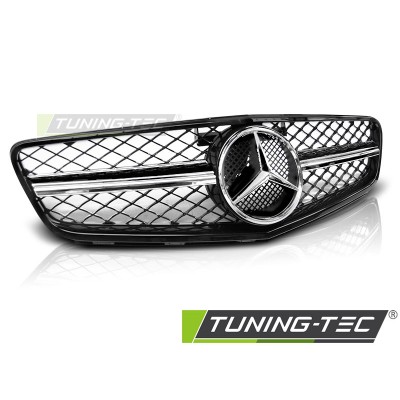 Решетка радиатора Tuning-Tec С63 Style Mercedes W204 C-klasse (2007-2014) черная-хром