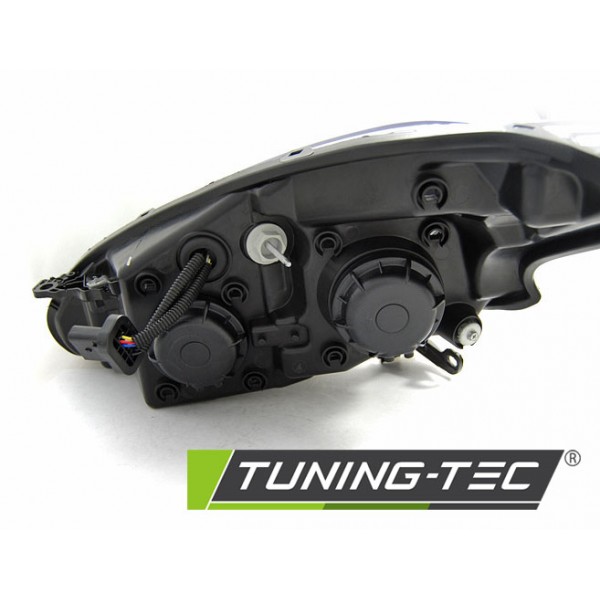 Оптика альтернативная передняя Tuning-Tec Tube Light Peugeot 208 (2012-2015) черная