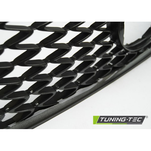 Решетка радиатора Tuning-Tec Sport стиль Lexus RX III (2012-2015) глянцевая темно серая