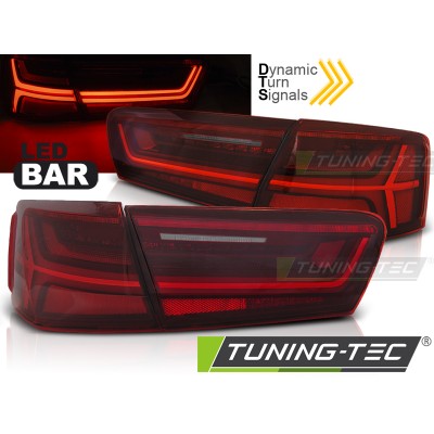 Оптика альтернативная задняя Tuning-Tec LED Bar Audi A6 C7 (2011-2014) красная