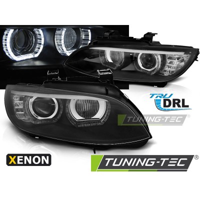 Оптика альтернативная передняя Tuning-Tec 3D Angel eyes Xenon BMW e92/e93 3 серия (2006-2010) черная