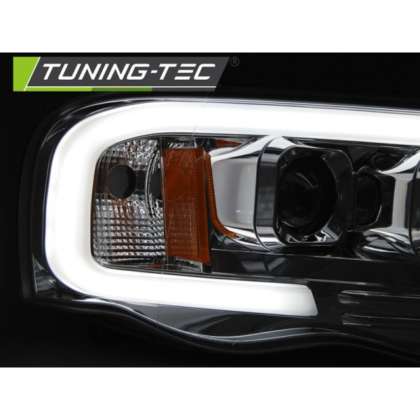 Оптика альтернативная передняя Tuning-Tec Tube Light Dodge Ram (2002-2006) хром