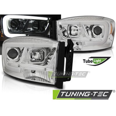 Оптика альтернативная передняя Tuning-Tec Tube Light Dodge Ram (2006-2008) хром